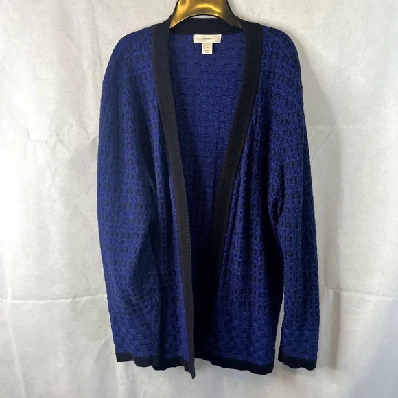 CJ Banks Open Front Chunky Knit Cardigan Plus‎ Size 1X - Picture 9 of 9